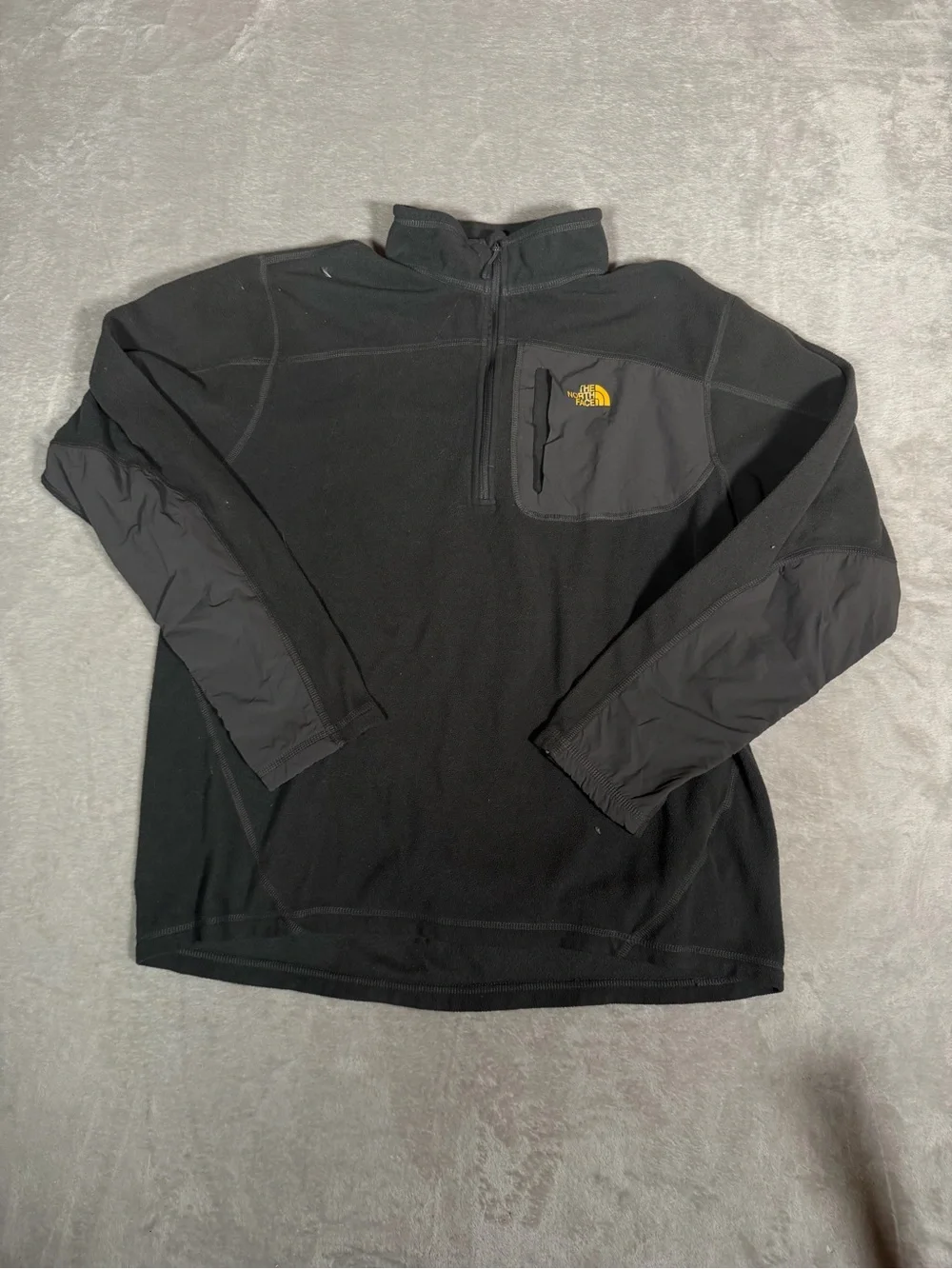 The North Face Black Lightweight Half-Zip Pullover Jacket
